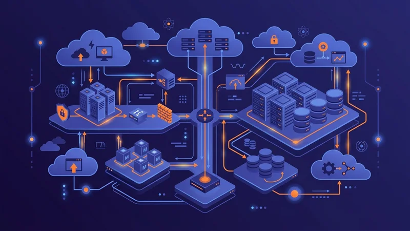 Interconnected cloud infrastructure components forming a scalable computing environment blueprint