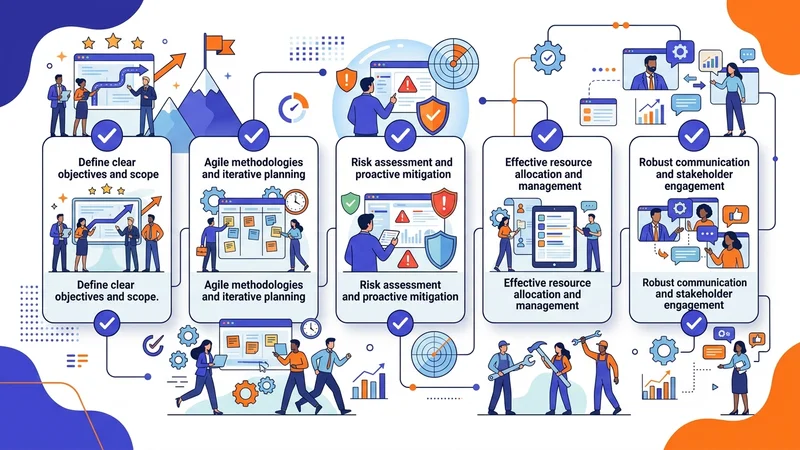 Strategic checklist with key approaches for improving IT project management outcomes