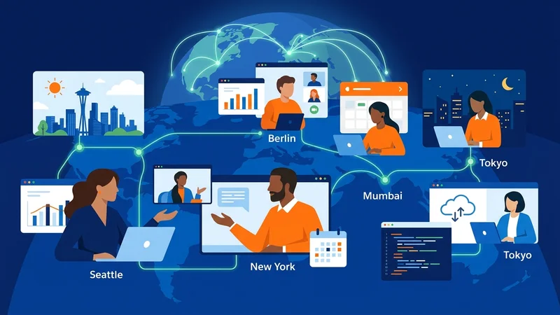 Distributed Teams Concept