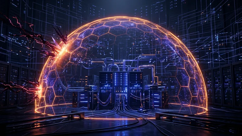 Digital shield protecting interconnected computer networks and servers from cyber threats