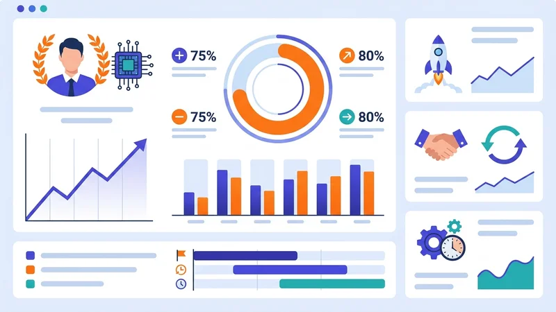 Strategic advantages dashboard showing benefits of CTO-guided software development outsourcing