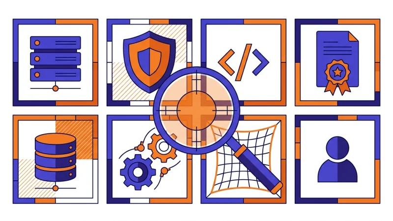 Investor technical due diligence scoring dimensions across architecture, security, and team risk