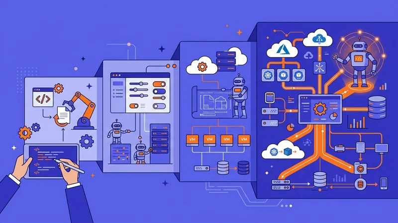 Spectrum of automation technologies from basic scripting to advanced orchestration systems