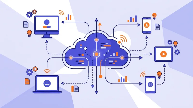 Virtual cloud server network connected to multiple devices through remote access